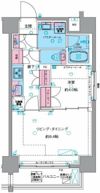 GENOVIA浅草Ⅵskygardenの間取り画像
