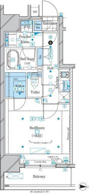 ガリシア森下エストゥディオⅢの間取り画像
