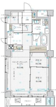 アスブルーム奥浅草の間取り画像