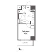 ルクレ菊川の間取り画像