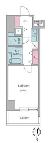 レジディア新御茶ノ水の間取り画像