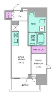 クロスレジデンス神田神保町の間取り画像