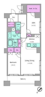 レジディア日本橋馬喰町の間取り画像