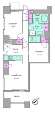 レジディア日本橋馬喰町の間取り画像