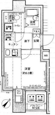 ドルチェ日本橋浜町・弐番館の間取り画像