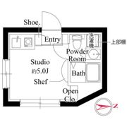 HJプレイス代田橋の間取り画像