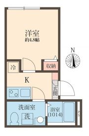 キャトル梅屋敷の間取り画像