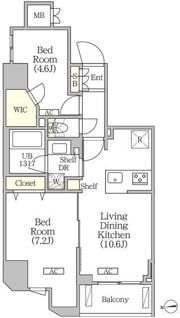クラリティア浅草橋の間取り画像