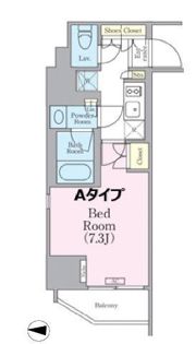 クレストコート蔵前レジデンスの間取り画像