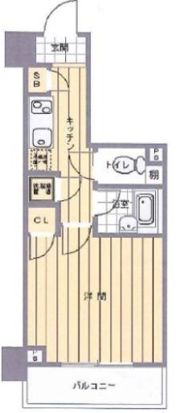 パレステュディオ浜松町の間取り画像
