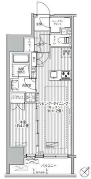 サンウッド東日本橋フラッツの間取り画像