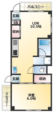 コスモプラザの間取り画像