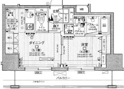 日神デュオステージ新御徒町の間取り画像
