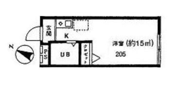 大榮コーポの間取り画像