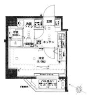 ハーモニーレジデンス田町の間取り画像