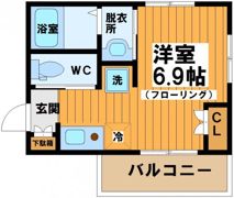 メゾンソレイユの間取り画像