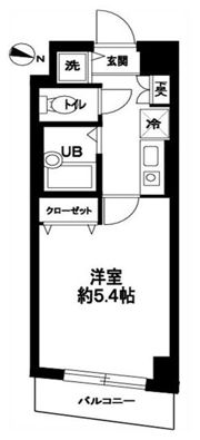 メインステージ白金高輪の間取り画像