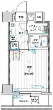 レガスタ両国の間取り画像