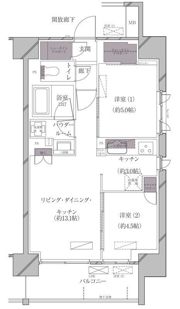 A-standard芝浦の間取り画像