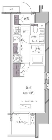 A-standard芝浦の間取り画像