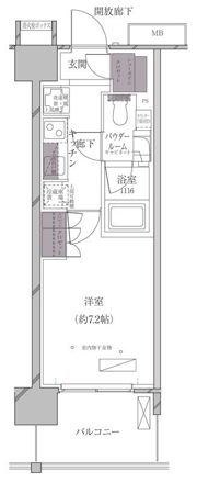 A-standard芝浦の間取り画像