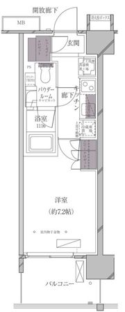A-standard芝浦の間取り画像