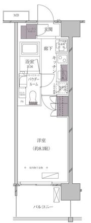 A-standard芝浦の間取り画像