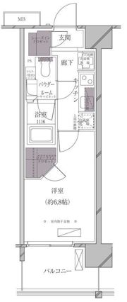 A-standard芝浦の間取り画像