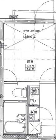 シャンテ西六郷の間取り画像