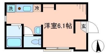 フォンテーヌ大鳥居の間取り画像