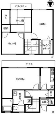 サザンテラスの間取り画像