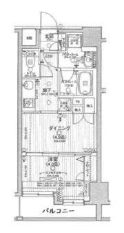 日神デュオステージ池袋の間取り画像