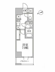 新品家具付きマンション小島7（KaGood東京）の間取り画像