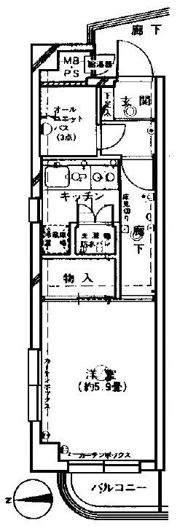 サンコート芝公園の間取り画像
