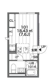 リバース高円寺の間取り画像