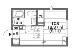 リバース高円寺の間取り画像