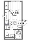 リバース高円寺の間取り画像