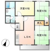 グリーンヒルズ羽生 B棟の間取り画像