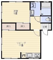 柿沼シティハイツB棟 Bの間取り画像