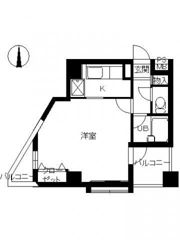 スカイコート高田馬場第2の間取り画像