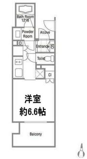 クレストコート吾妻橋レジデンスの間取り画像