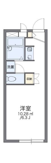 レオパレスエミール戸田Bの間取り画像