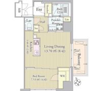 グロリアス西荻窪の間取り画像