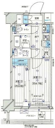 ジェノヴィア小村井の間取り画像