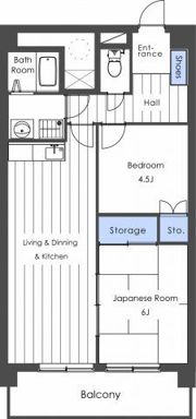 パールマンション松本の間取り画像