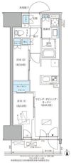 パークアクシス品川天王洲アイルの間取り画像