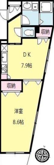 ラビュール三軒茶屋の間取り画像