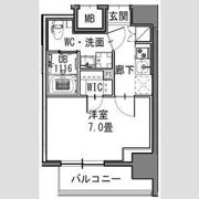 S-RESIDENCE新御徒町Eastの間取り画像