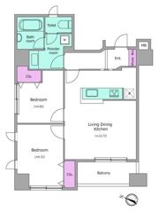 ラクラス日本橋久松町の間取り画像