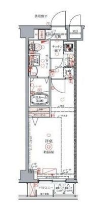 クレヴィスタ豊洲ベイサイドⅡの間取り画像